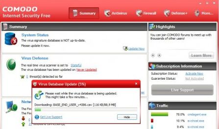 miglior antivirus free 2011 comodo internet security