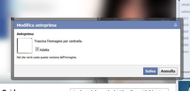modificare miniatura immagine facebook