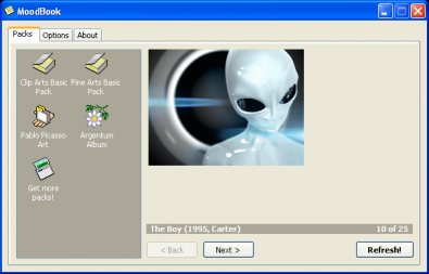 moodbook screenshot