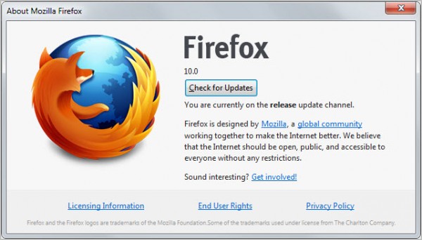 mozilla firefox 10 download