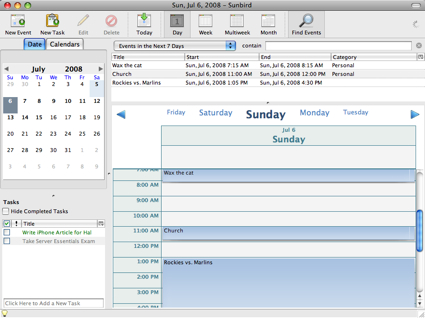 mozilla sunbird 0.8
