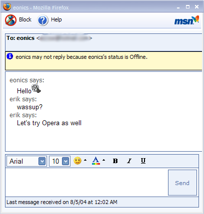 msn web messenger