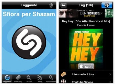 musica iphone shazam