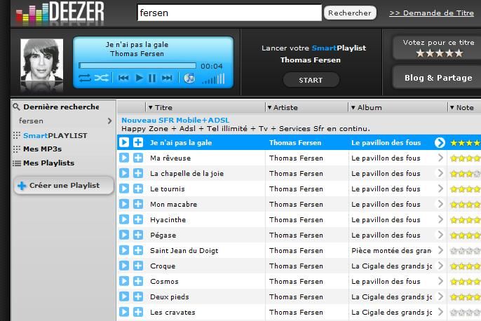 musica streaming deezer