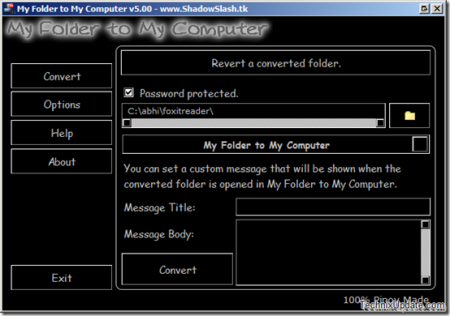 My Folder To My Computer (immagine da technixupdate)