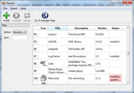 npackd software