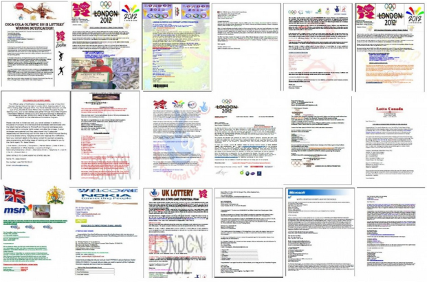 olimpiadi 2012 mail truffa
