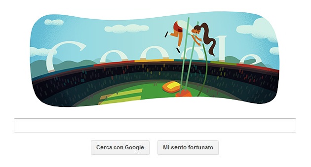 olimpiadi londra 2012 salto asta google doodle