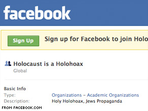 olocausto su facebook