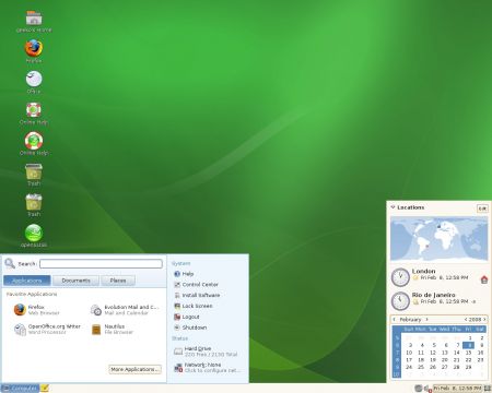 openSUSE screenshot