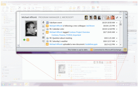 Outlook Social Connector