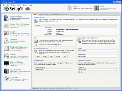 Setup Studio screenshot