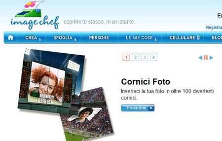 personalizzare foto imagechef