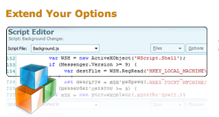 personalizzare msn script