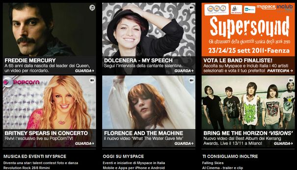 personalizzare myspace