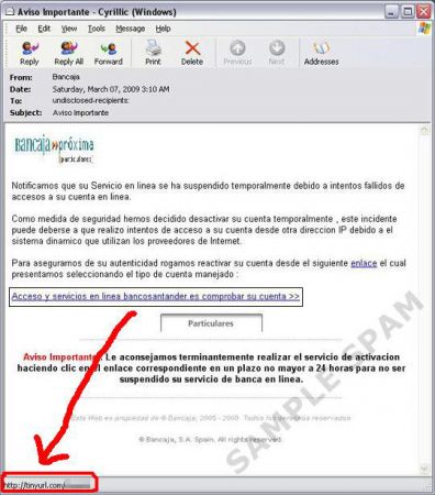 phishing tinyurl