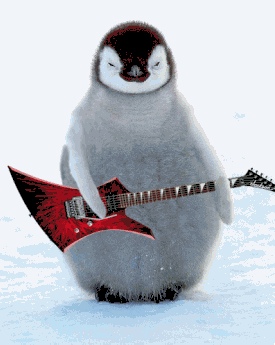 pinguino chitarra