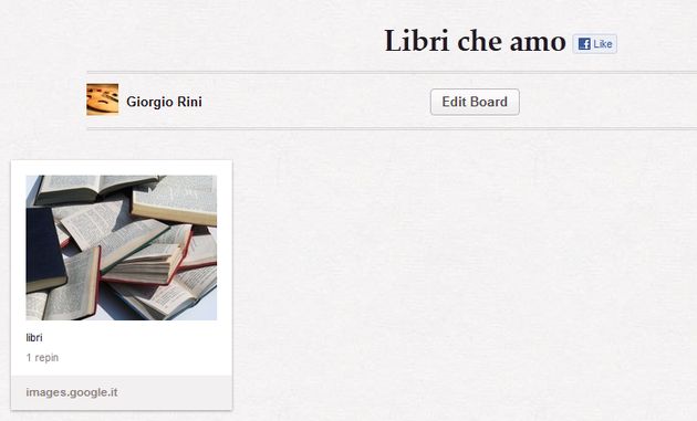 pinterest guida modifica board