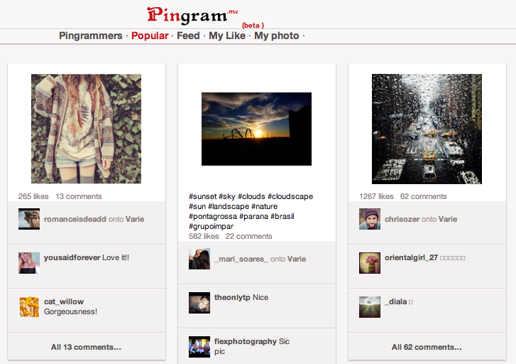 pinterest pingram