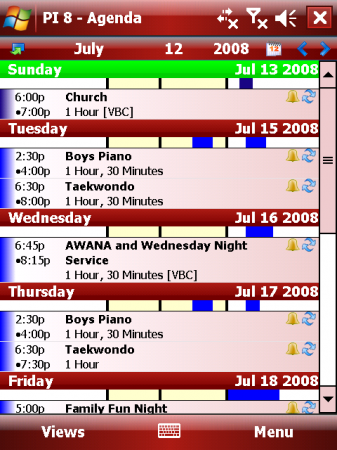 pocket informant windows mobile