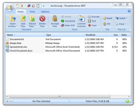 power archiver screenshot