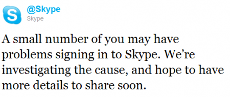 problemi skype giugno