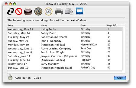 programmi gratis mac event reminder