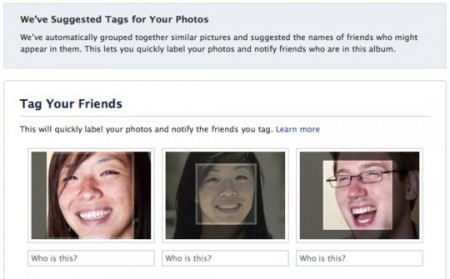 pubblicita facebook riconoscimento facciale
