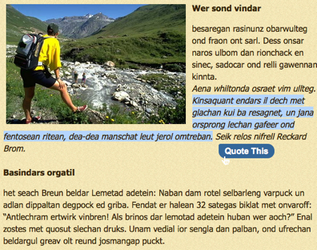 quotable commentary