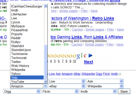 retro links