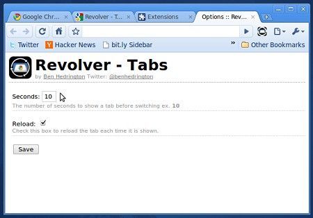 revolver tabs