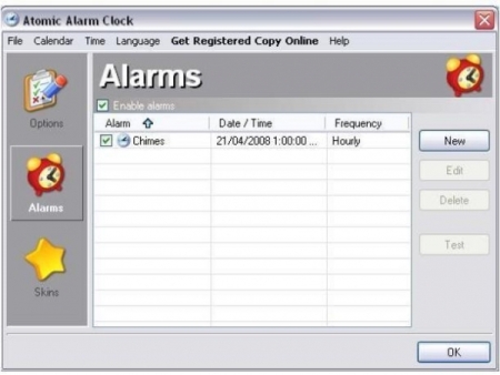 ricordare eventi importanti atomic alarm clock