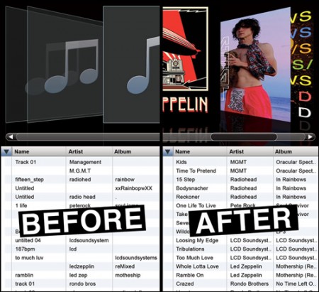 riordinare e organizzare libreria itunes