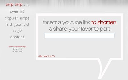 ritagliare video youtube snipsnip