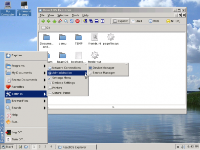 ReactOS screenshot