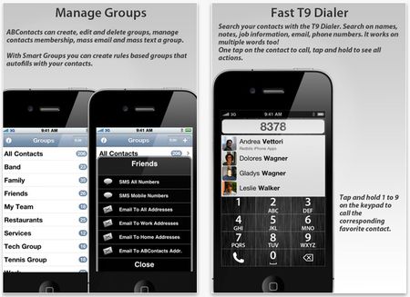 rubrica iphone abcontacts aggiornamento
