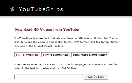 salvare video youtube youtubesnips