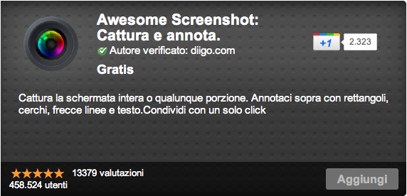 scaricare awesome screenshot