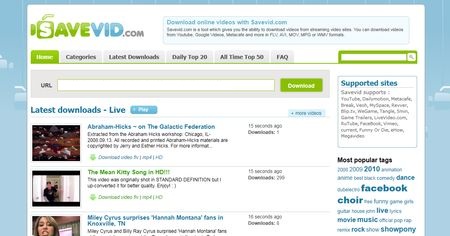 scaricare da youtube savevid