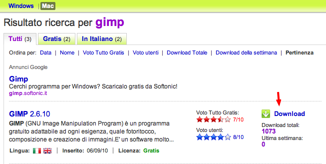 scaricare programmi mac os x