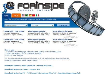 scaricare video forinside