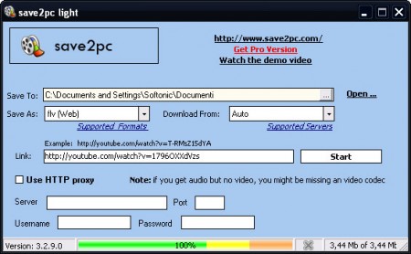 scaricare video save2pc