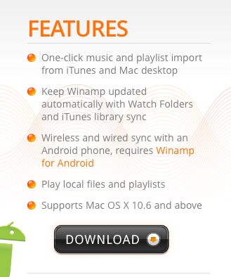 scaricare winamp