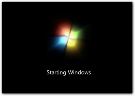 schermata avvio windows 7