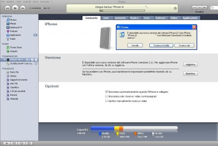 firmware 2.1 iPhone