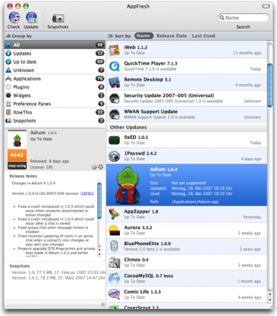 AppFresh Screenshot