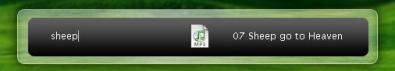 Screenshot Launcy sheep