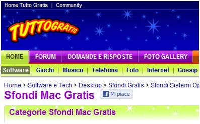 sfondi mac tuttogratis