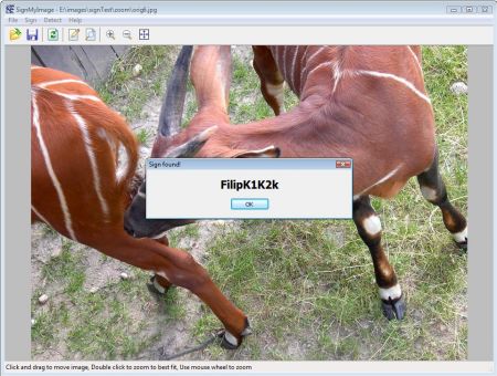 SignMyImage firma digitale invisibile