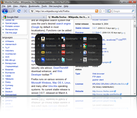 site launcher
